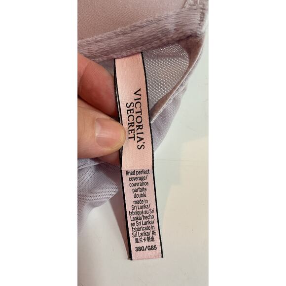 New VS Body By Victoria 38 G Lavender Lace Underwire Victoria’s Secret - Picture 6 of 6